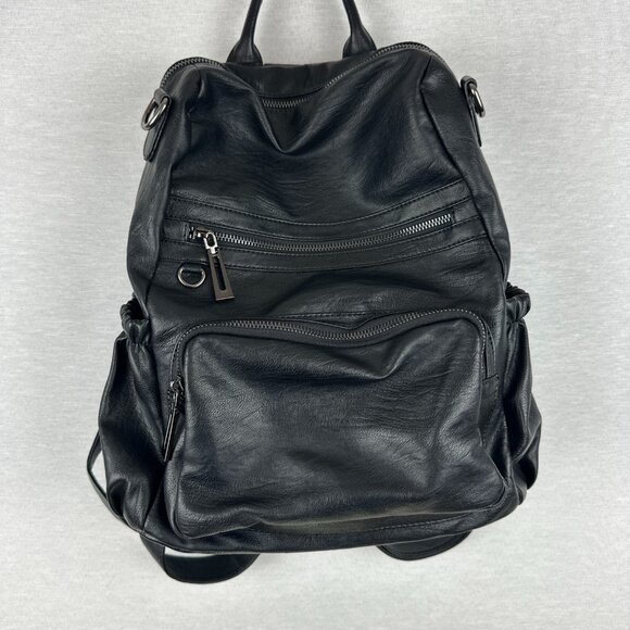 OPAGE Handbags - OPAGE LEATHER BACKPACK FOR WOMEN